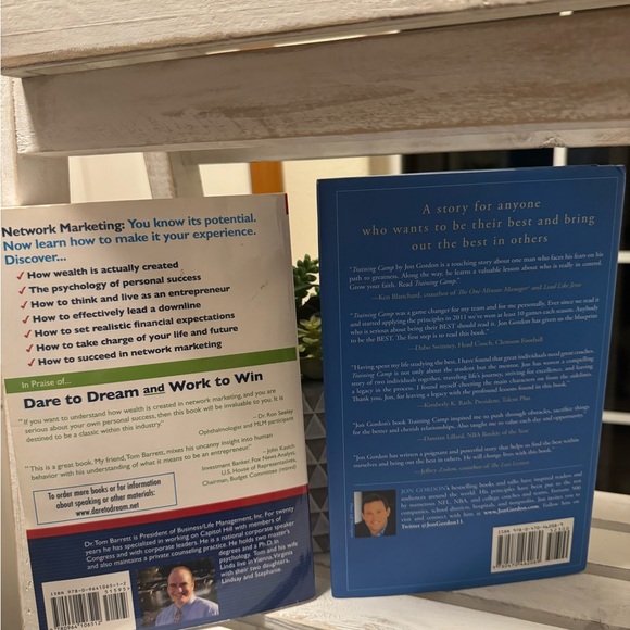 Dare to Dream & Work to Win/Training Camp book bundle - Picture 2 of 3